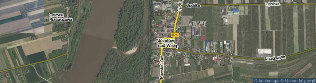 Zdjęcie satelitarne Nadwiślańska ul.